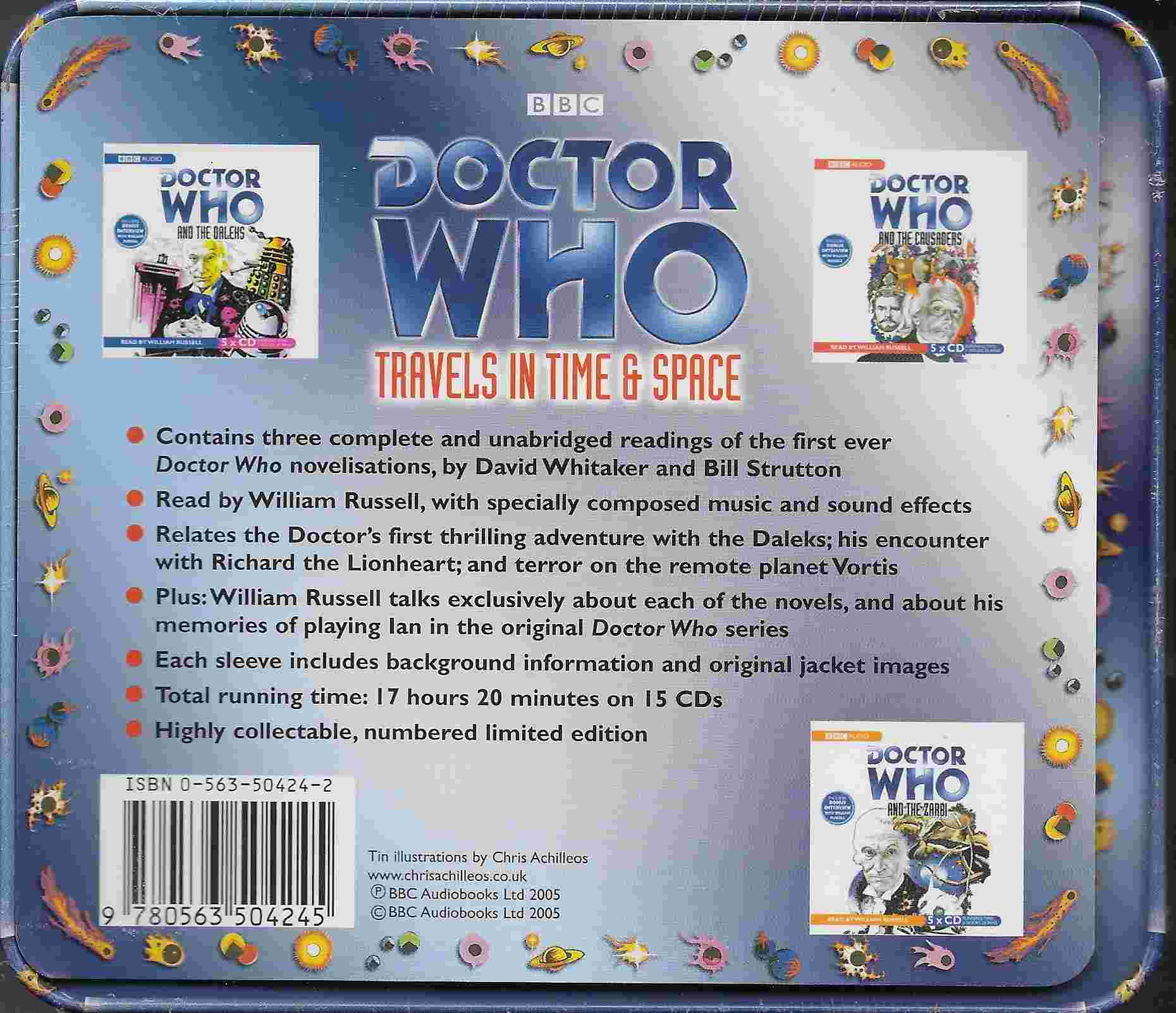 Picture of ISBN 0-563-50424-2 Doctor Who - Travels in time & space by artist David Whitaker / BillStrutton from the BBC records and Tapes library